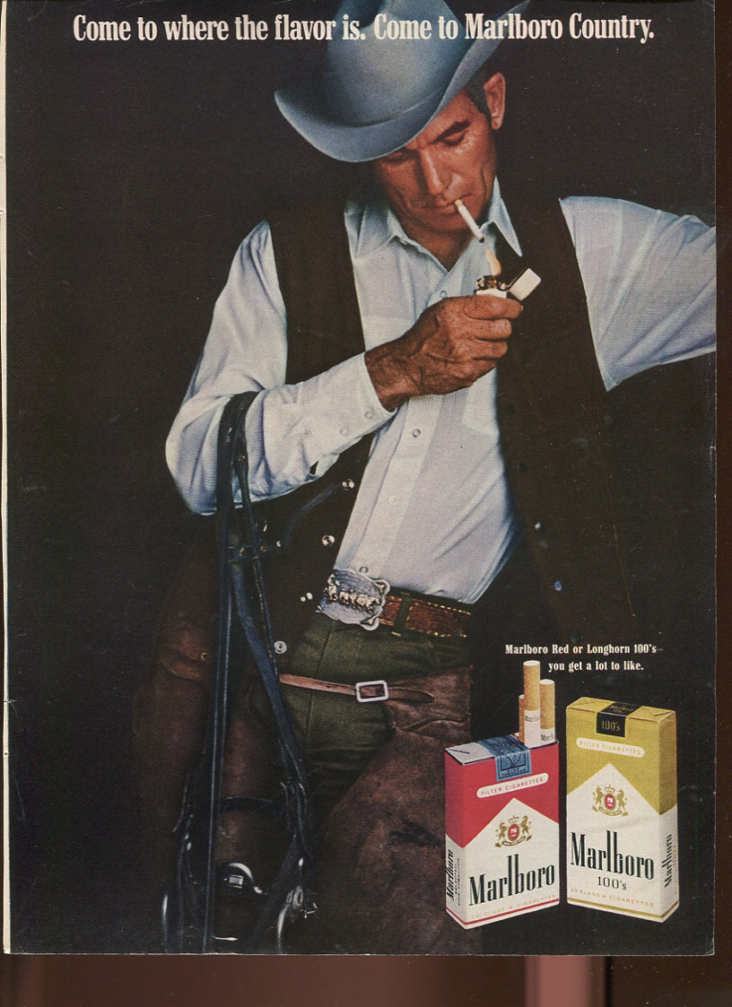 Antique Advertisements – Marlboro Cigarettes Family of Ads (1950s–1980s) – Lot of 10 Original Vintage Magazine Ads – Set #1