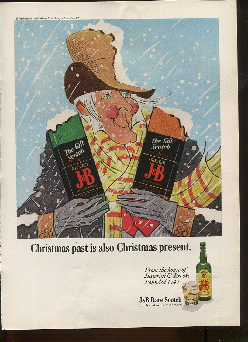 Antique J&B Rare Scotch Whiskey Advertisements – Complete 10‑Ad Family Set (1960s–1970s) #1