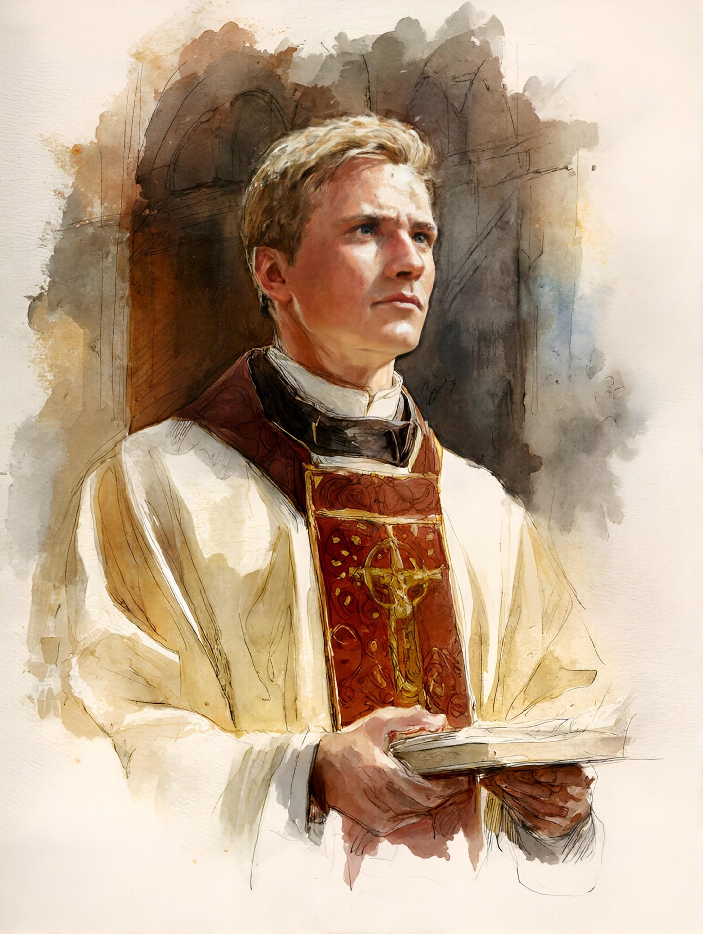 Blessed Jean‑Baptiste Lego - Catholic Christian Saint Religious Portrait Print - Heavy Cardstock - Matte Print