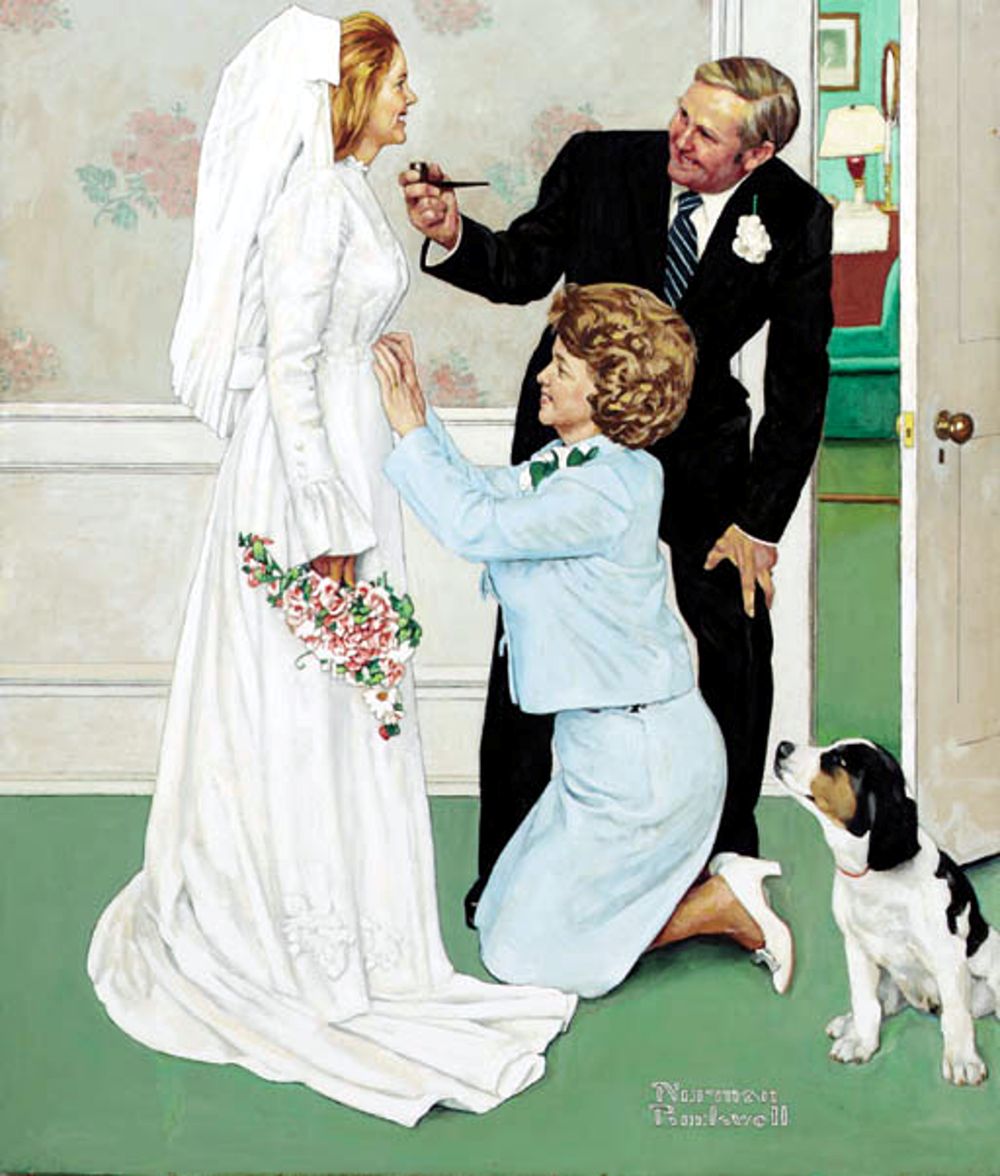 A Bride To Be 1958 - Norman Rockwell Print - Heavy Cardstock - Matte Print