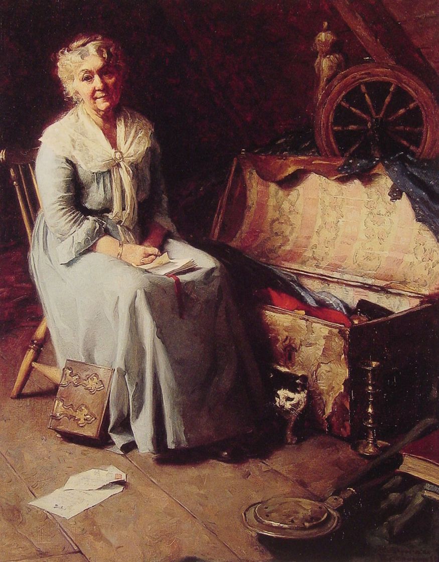 Attic Memories 1925 - Norman Rockwell Print - Heavy Cardstock - Matte Print