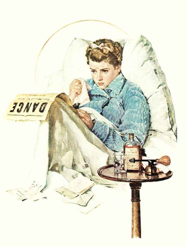 Missing The Dance 1937 - Norman Rockwell Print - Heavy Cardstock - Matte Print