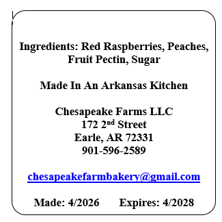 Raspberry Peach Artisan Preserve – Small Batch