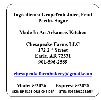 Organic Grapefruit Jelly – Bright, Tart, and Refreshing