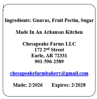 Organic Guava Jam – Small - Batch Tropical Fruit Spread - Chesapeake Farms LLC - Gourmet Jams/Jellies & Coffee - Original Artworks - Antiques