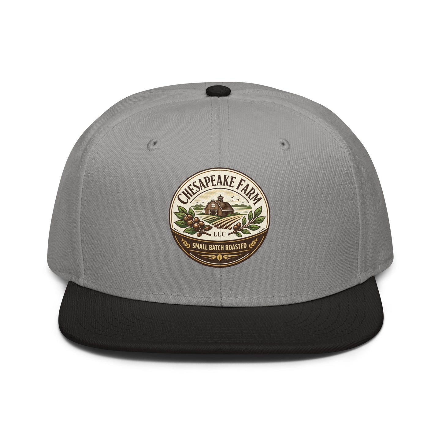 Snapback Hat - Chesapeake Farms LLC - Gourmet Jams/Jellies & Coffee - Original Artworks - Antiques