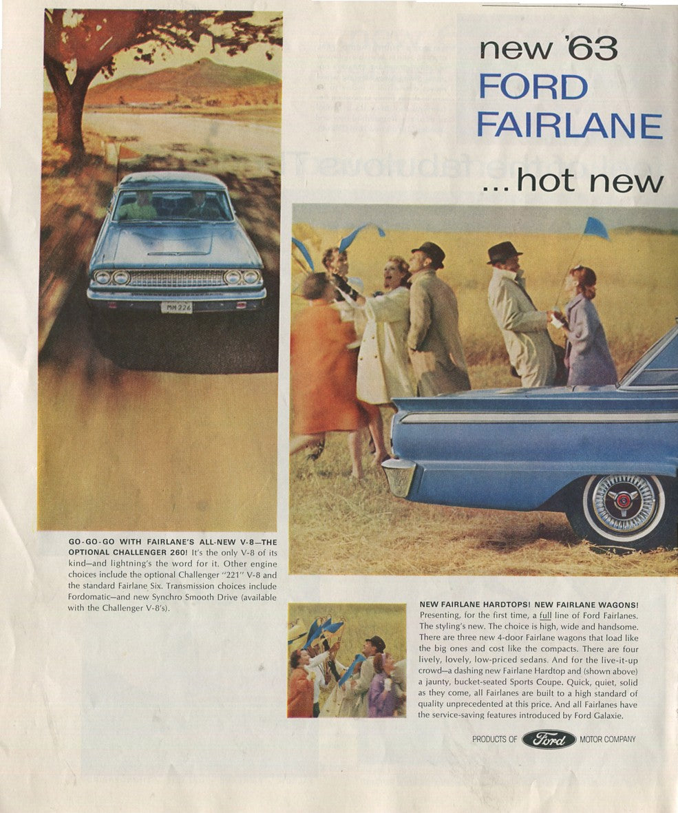 Antique Ford & Mercury Advertisements Collection – 1920s–1980s – 100 Original Vintage Automotive Ads - Lot #1