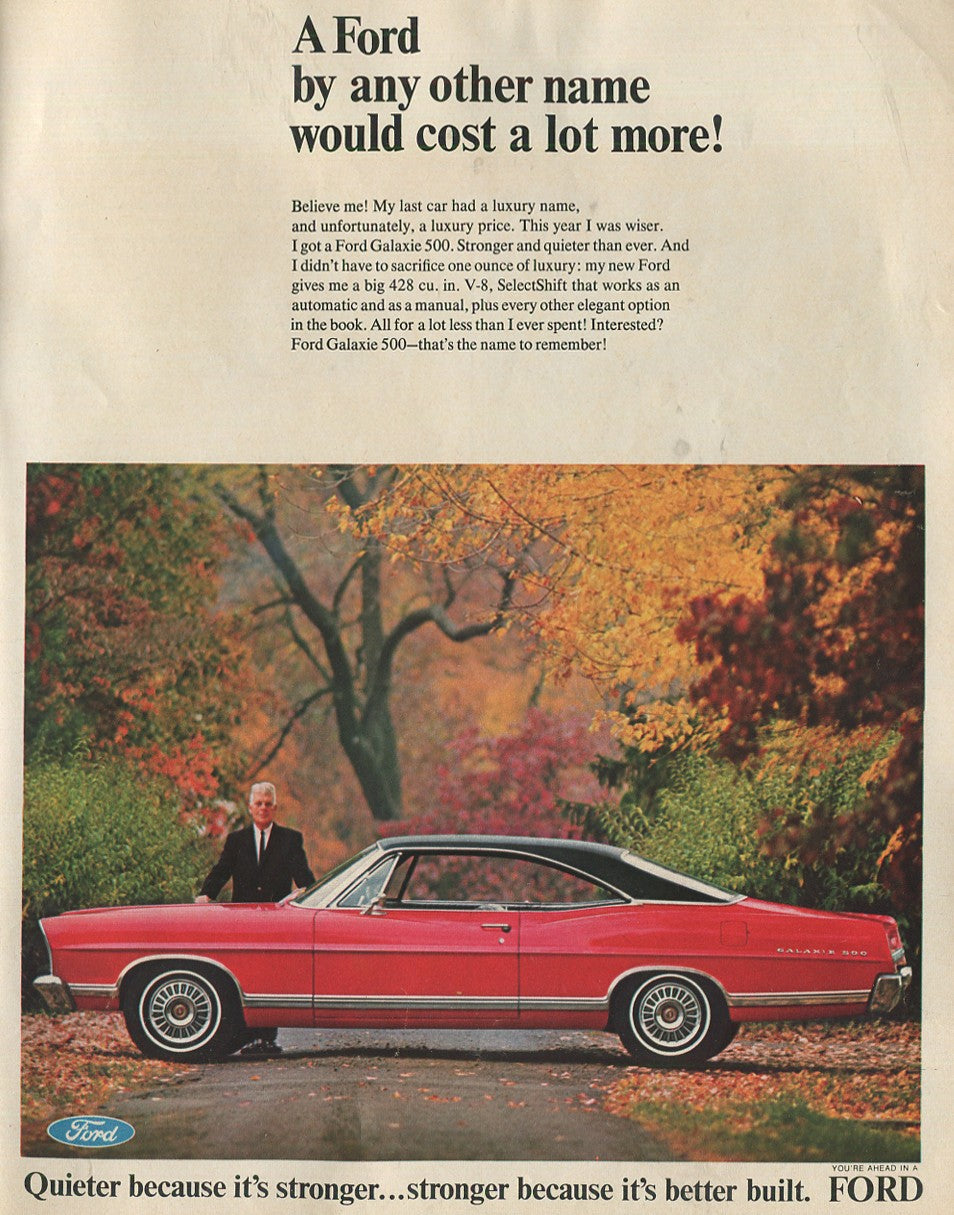 Antique Ford & Mercury Advertisements Collection – 1920s–1980s – 100 Original Vintage Automotive Ads - Lot #1