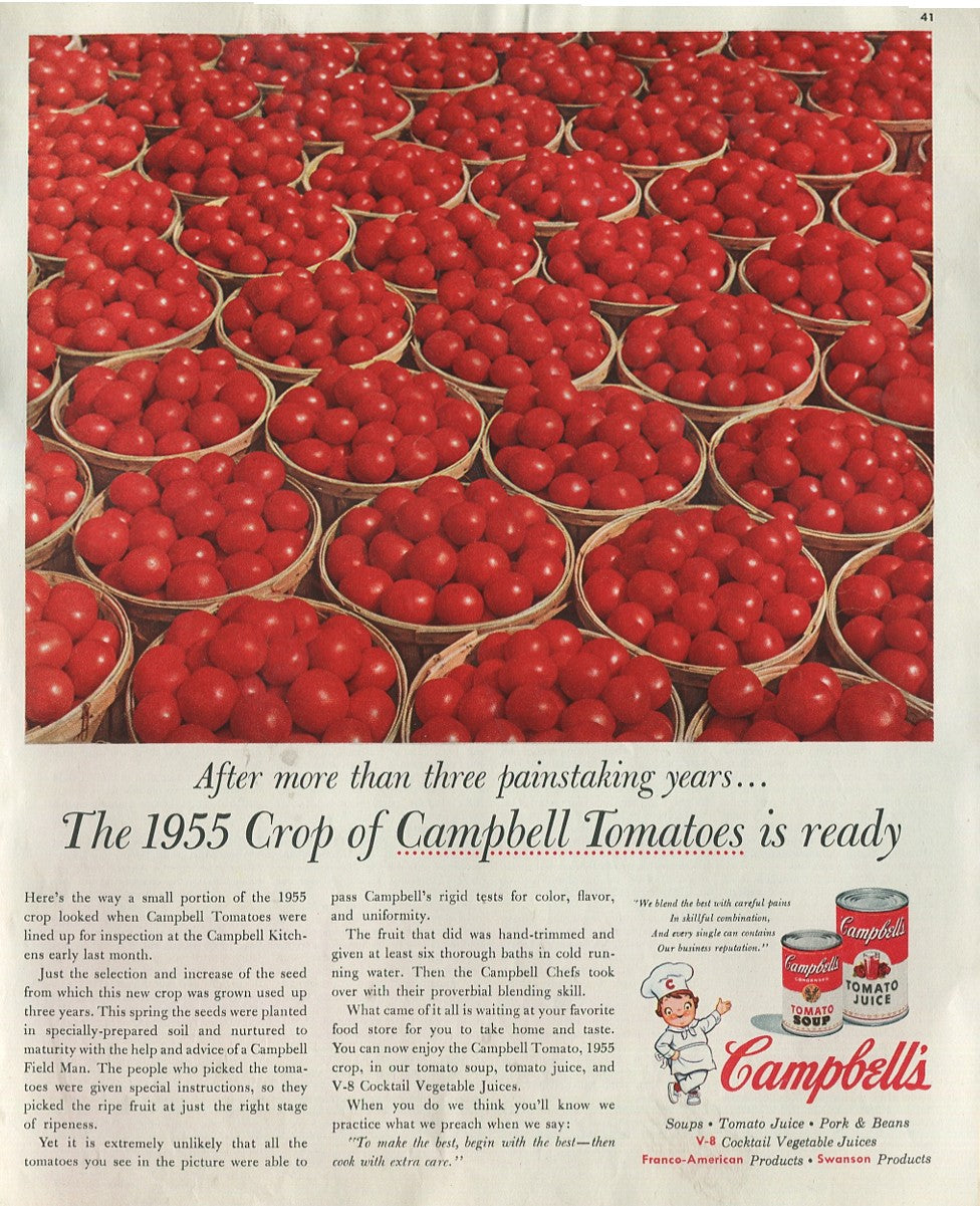 Antique Campbell’s Soup Advertisements – Complete Historical Collection (1927–1971) – 50 Original Vintage Ads - #1
