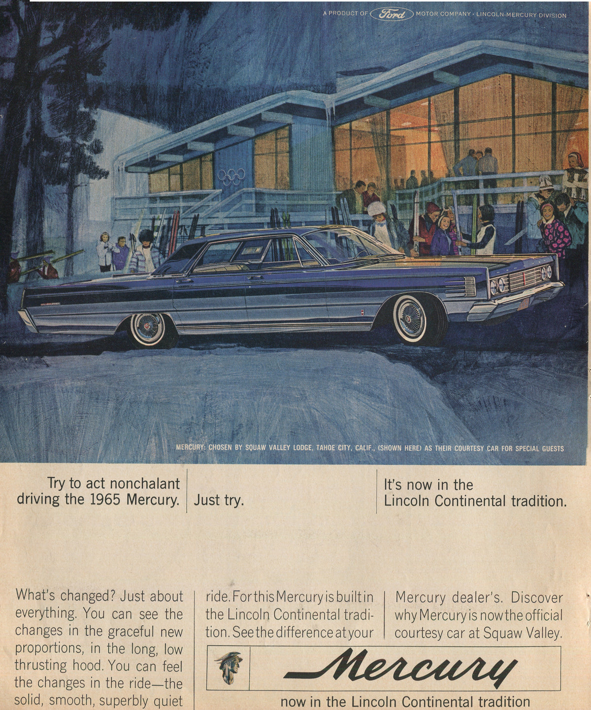 Lincoln & Mercury Vintage Advertising Collection – 60 Original Magazine Ads (1930–1974) – Continental, Capri, Cougar, Montego, Comet & More - Lot #1
