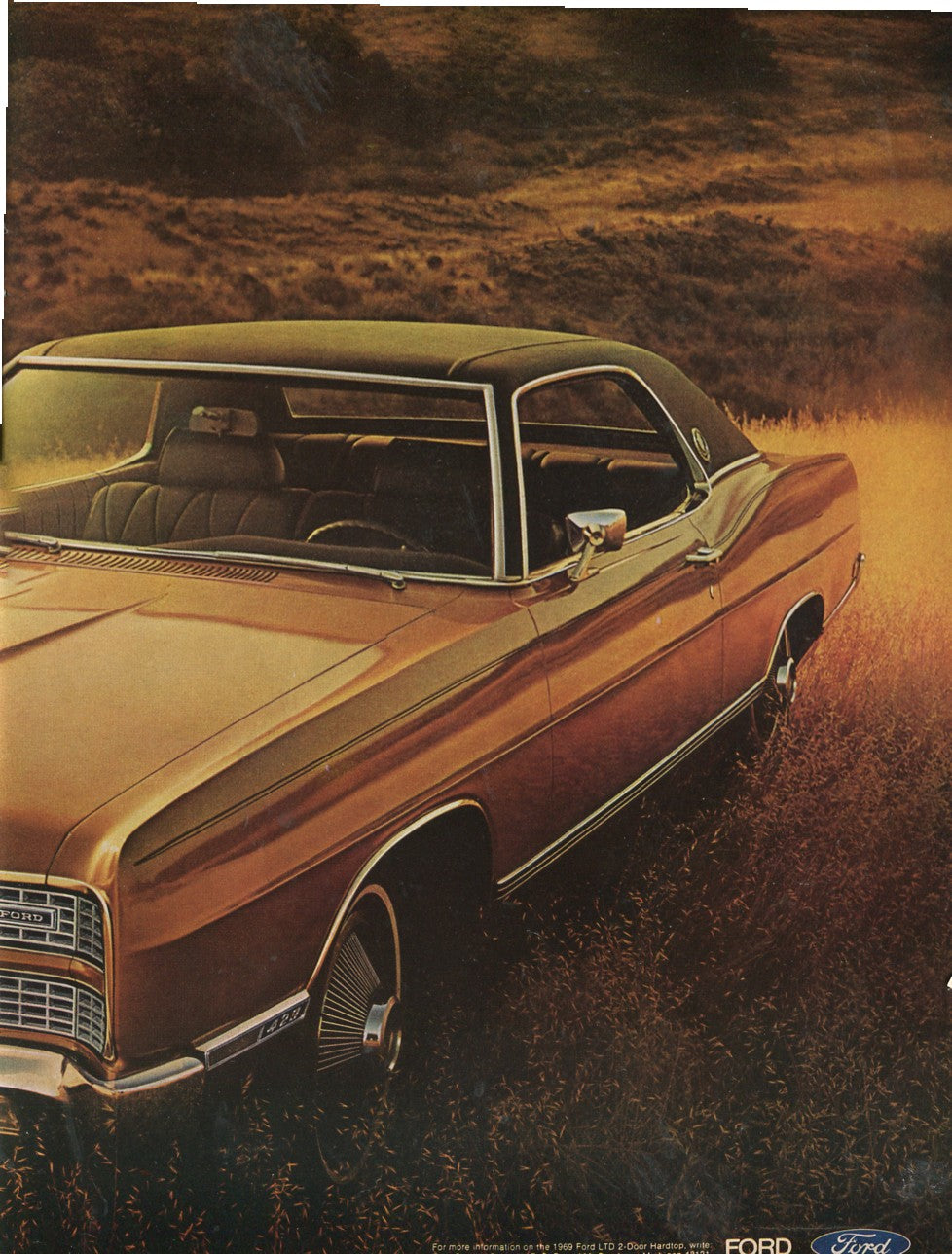 Antique Ford & Mercury Advertisements Collection – 1920s–1980s – 100 Original Vintage Automotive Ads - Lot #1