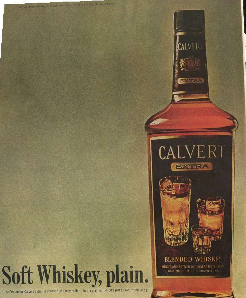 Antique Advertisements – Calvert Family of Ads (1941–1972) – Master Lot of 40 Ads - Lot #1