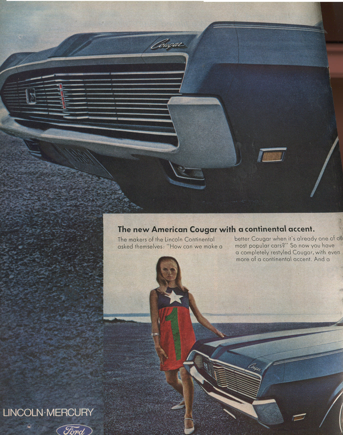Lincoln & Mercury Vintage Advertising Collection – 60 Original Magazine Ads (1930–1974) – Continental, Capri, Cougar, Montego, Comet & More - Lot #1