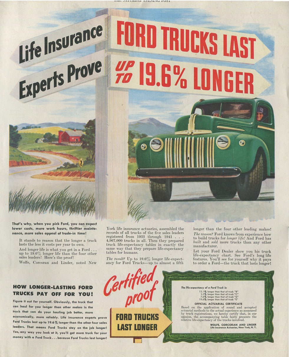 Antique Ford & Mercury Advertisements Collection – 1920s–1980s – 100 Original Vintage Automotive Ads - Lot #1