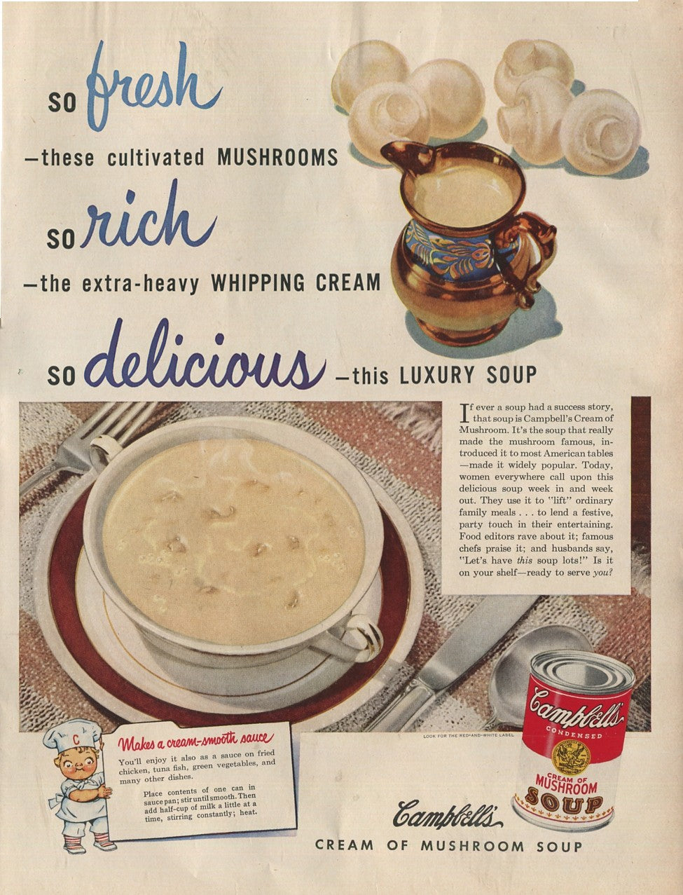 Antique Campbell’s Soup Advertisements – Complete Historical Collection (1927–1971) – 50 Original Vintage Ads - #1