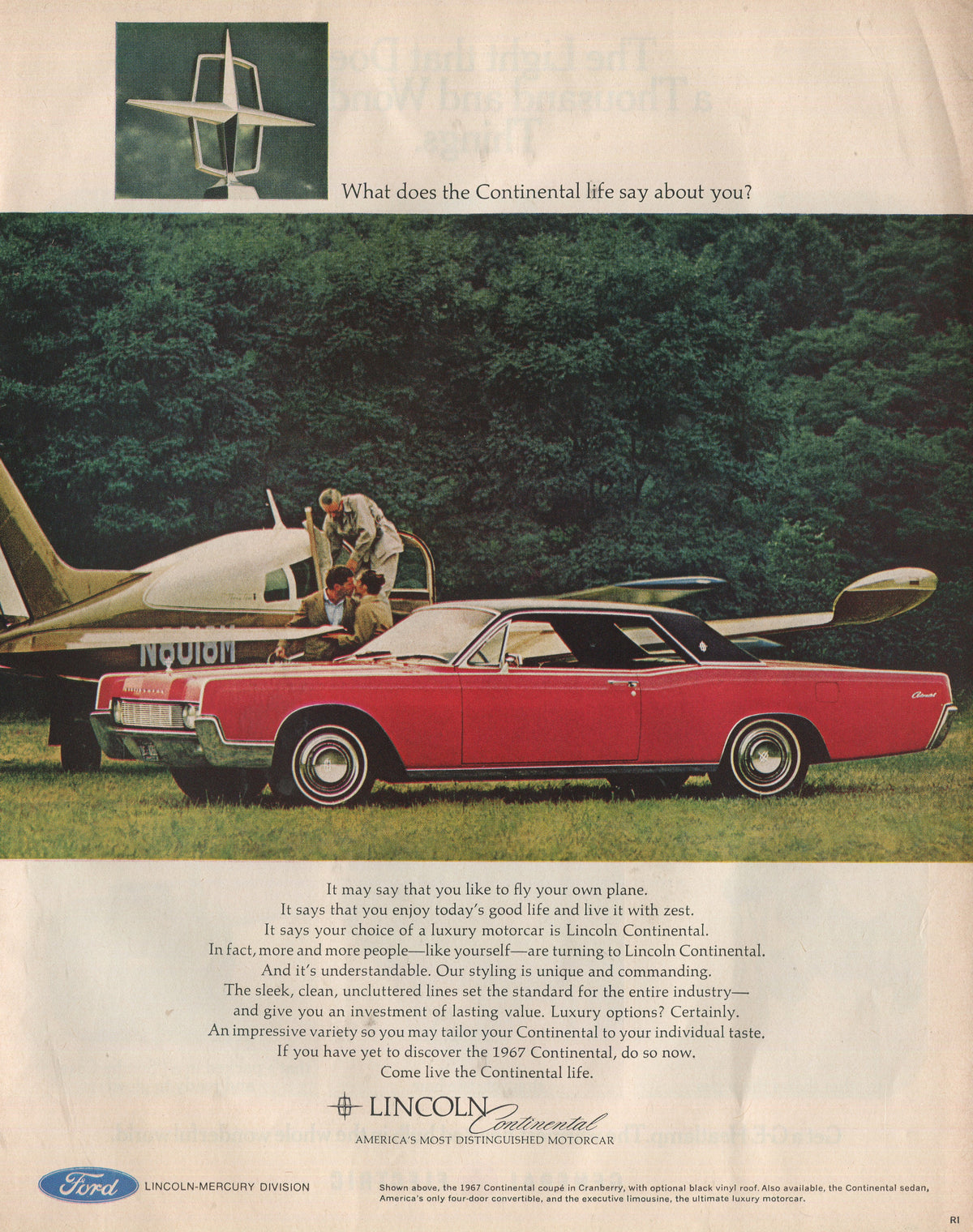 Lincoln & Mercury Vintage Advertising Collection – 60 Original Magazine Ads (1930–1974) – Continental, Capri, Cougar, Montego, Comet & More - Lot #1