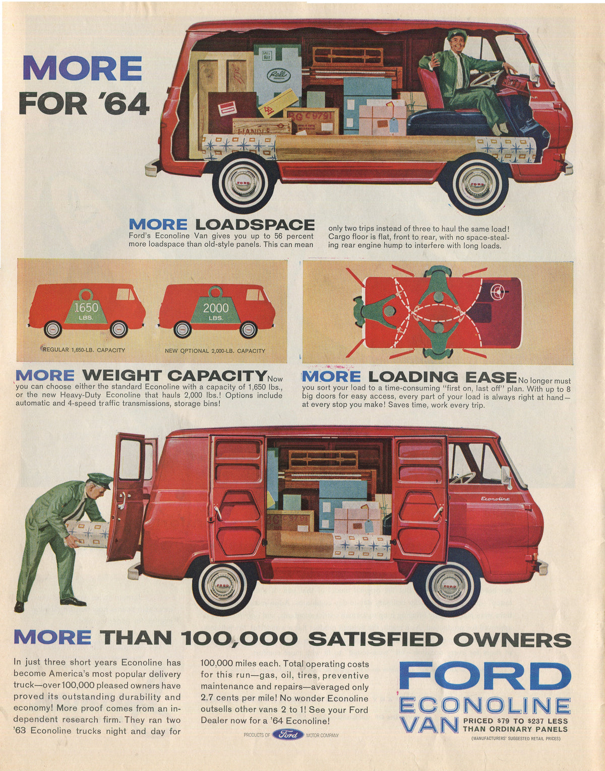 Antique Ford & Mercury Advertisements Collection – 1920s–1980s – 100 Original Vintage Automotive Ads - Lot #1