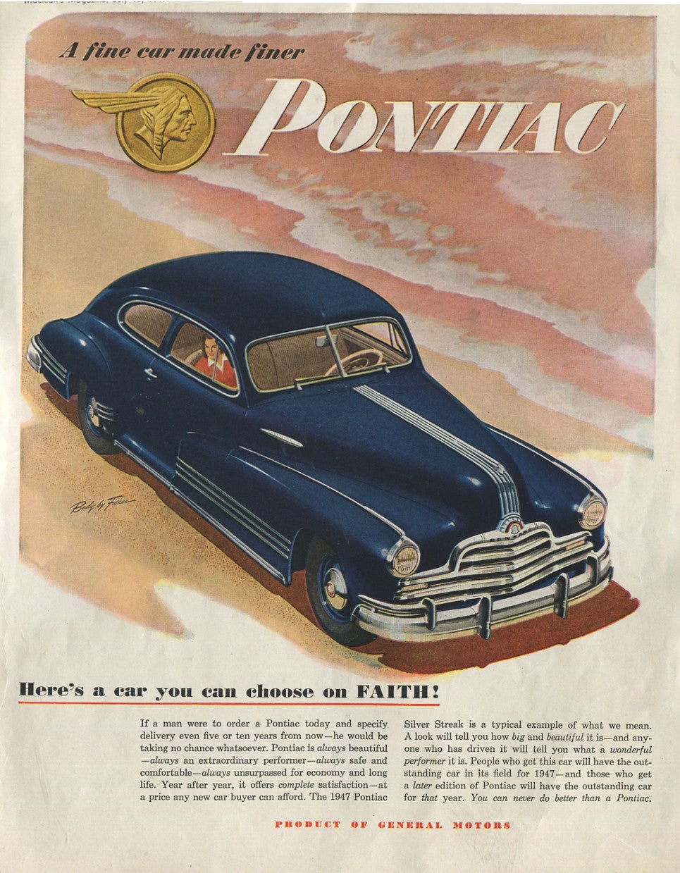 Antique Advertisements – Pontiac Family of Advertisements – Combined Master Lot (30 Original Ads, 1940s–1970s) - #1