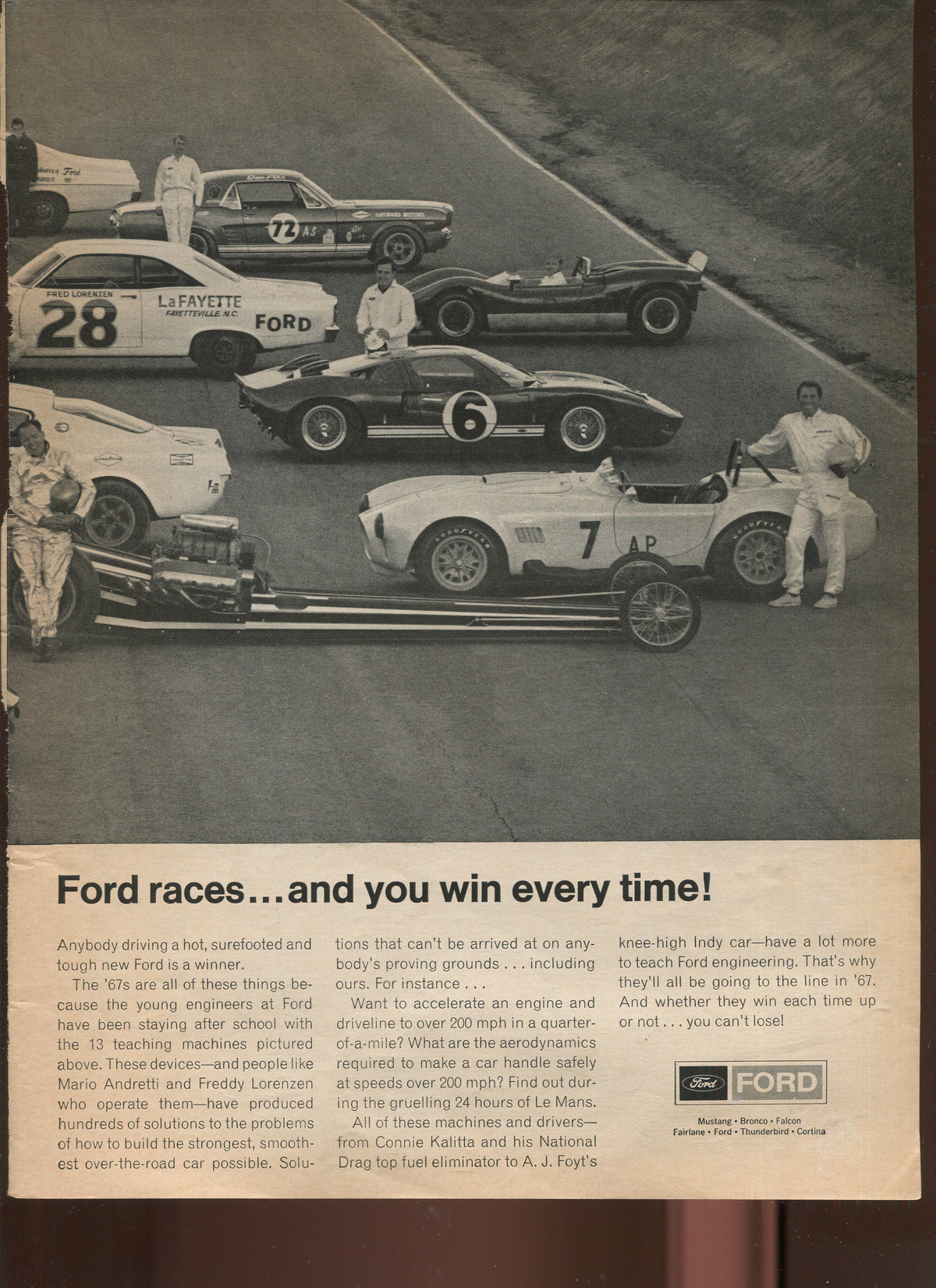 Antique Ford & Mercury Advertisements Collection – 1920s–1980s – 100 Original Vintage Automotive Ads - Lot #1