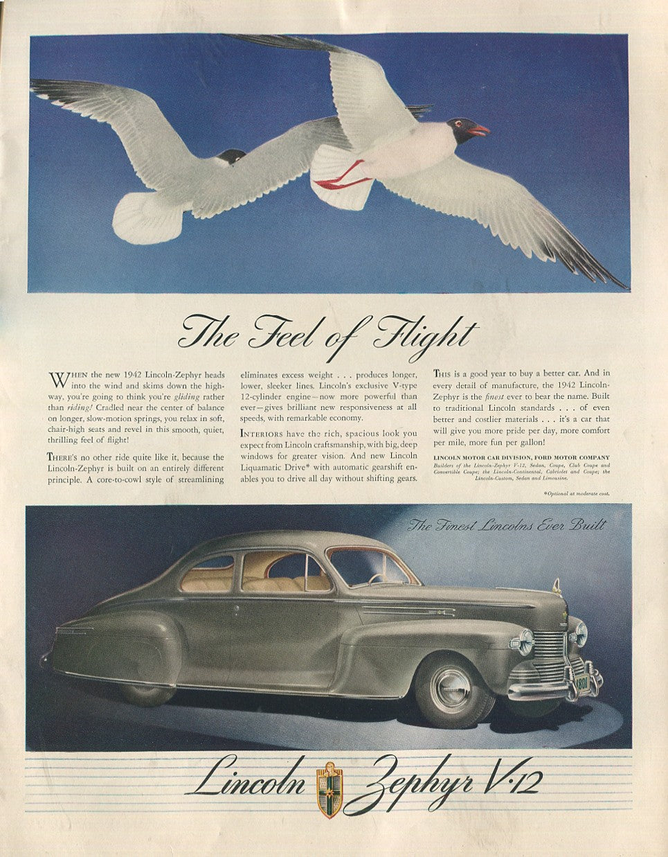 Lincoln & Mercury Vintage Advertising Collection – 60 Original Magazine Ads (1930–1974) – Continental, Capri, Cougar, Montego, Comet & More - Lot #1