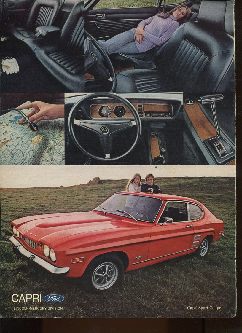Lincoln & Mercury Vintage Advertising Collection – 60 Original Magazine Ads (1930–1974) – Continental, Capri, Cougar, Montego, Comet & More - Lot #1