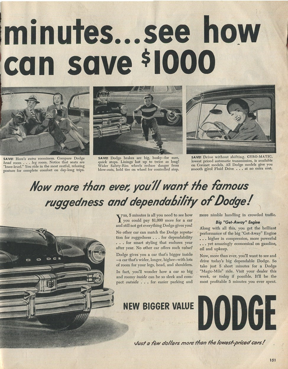 Antique Dodge Advertisements – 20‑Piece Historical Lot (1924–1974) – Lot #1