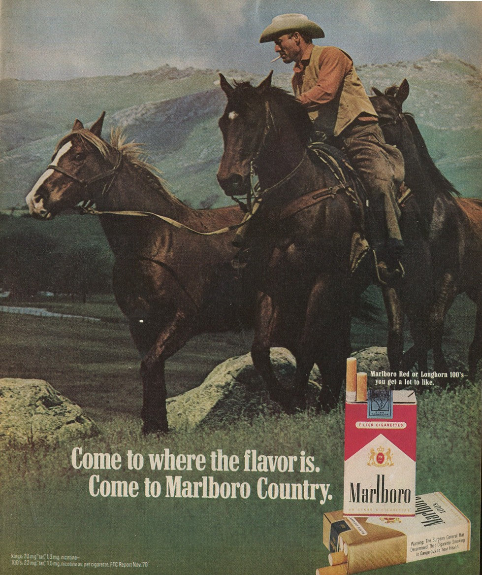 Antique Marlboro Cigarette Advertisements – Lot of 20 Original Ads (1958–1988) – Set #2