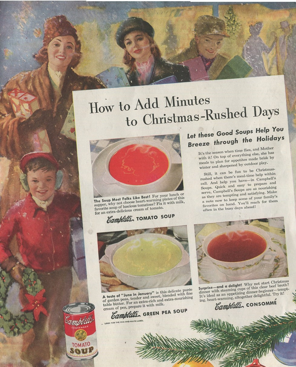 Antique Campbell’s Soup Advertisements – Complete Historical Collection (1927–1971) – 50 Original Vintage Ads - #1
