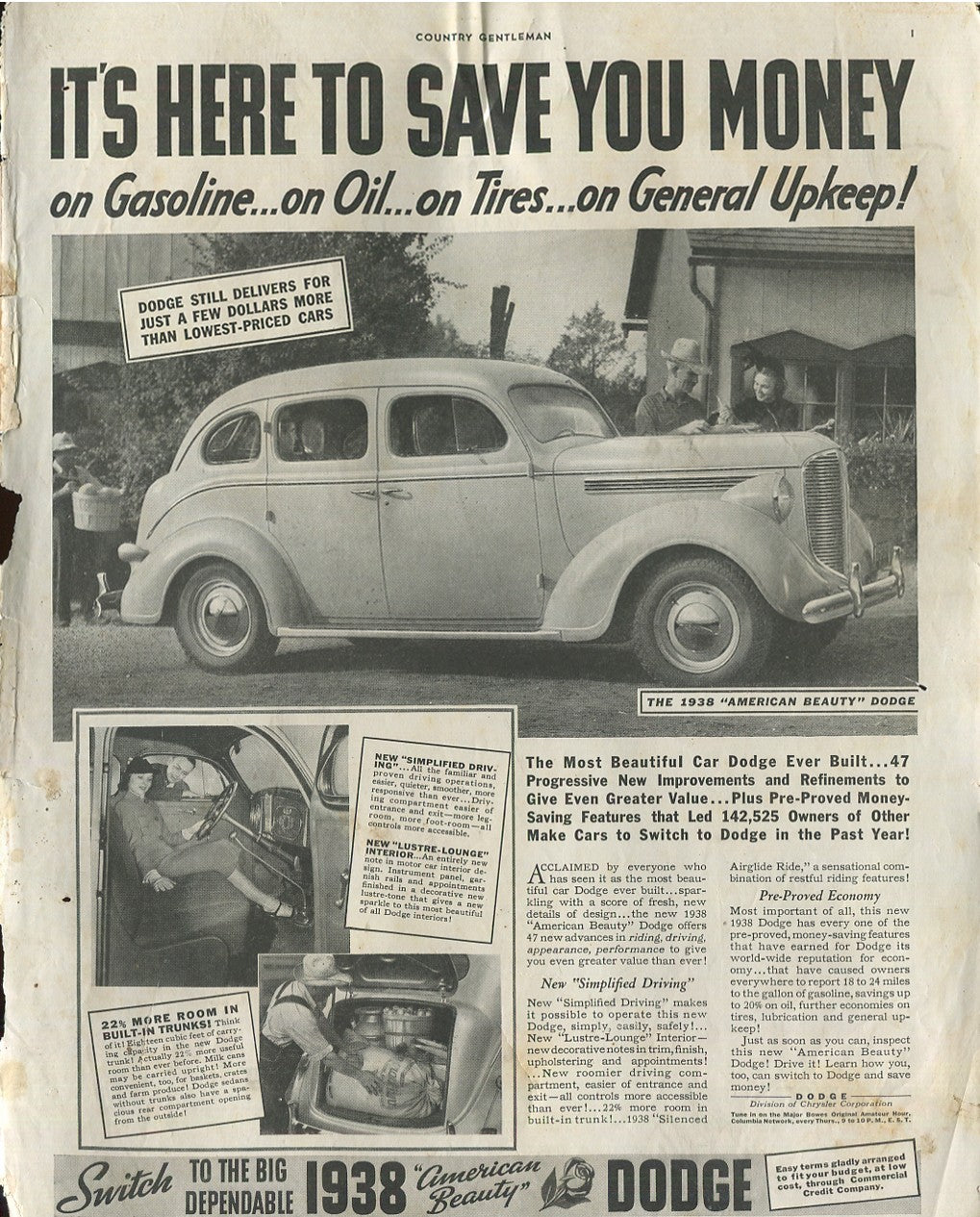 Antique Dodge Advertisements – 20‑Piece Historical Lot (1924–1974) – Lot #1