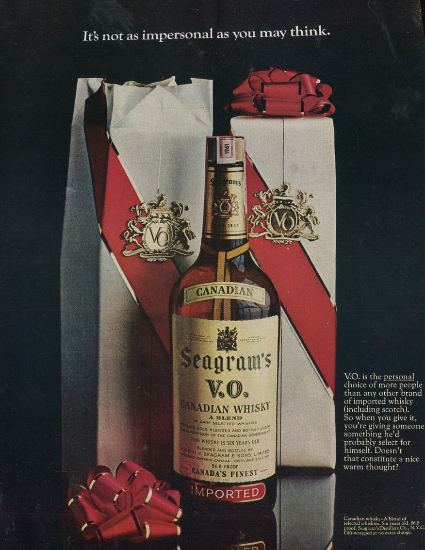 Antique Seagram’s Whiskey Advertisements – 50‑Ad Master Collection (1937–1972) – Canadian, American & Scotch – Historical Lot