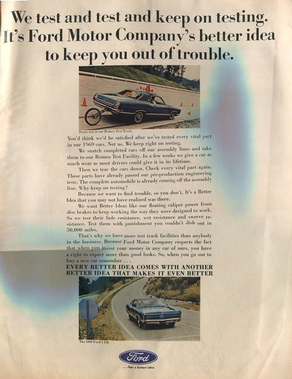 Antique Ford & Mercury Advertisements Collection – 1920s–1980s – 100 Original Vintage Automotive Ads - Lot #1