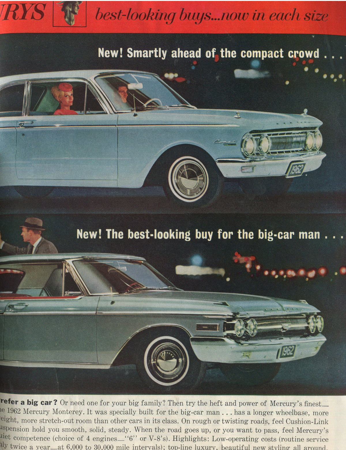 Antique Ford & Mercury Advertisements Collection – 1920s–1980s – 100 Original Vintage Automotive Ads - Lot #1