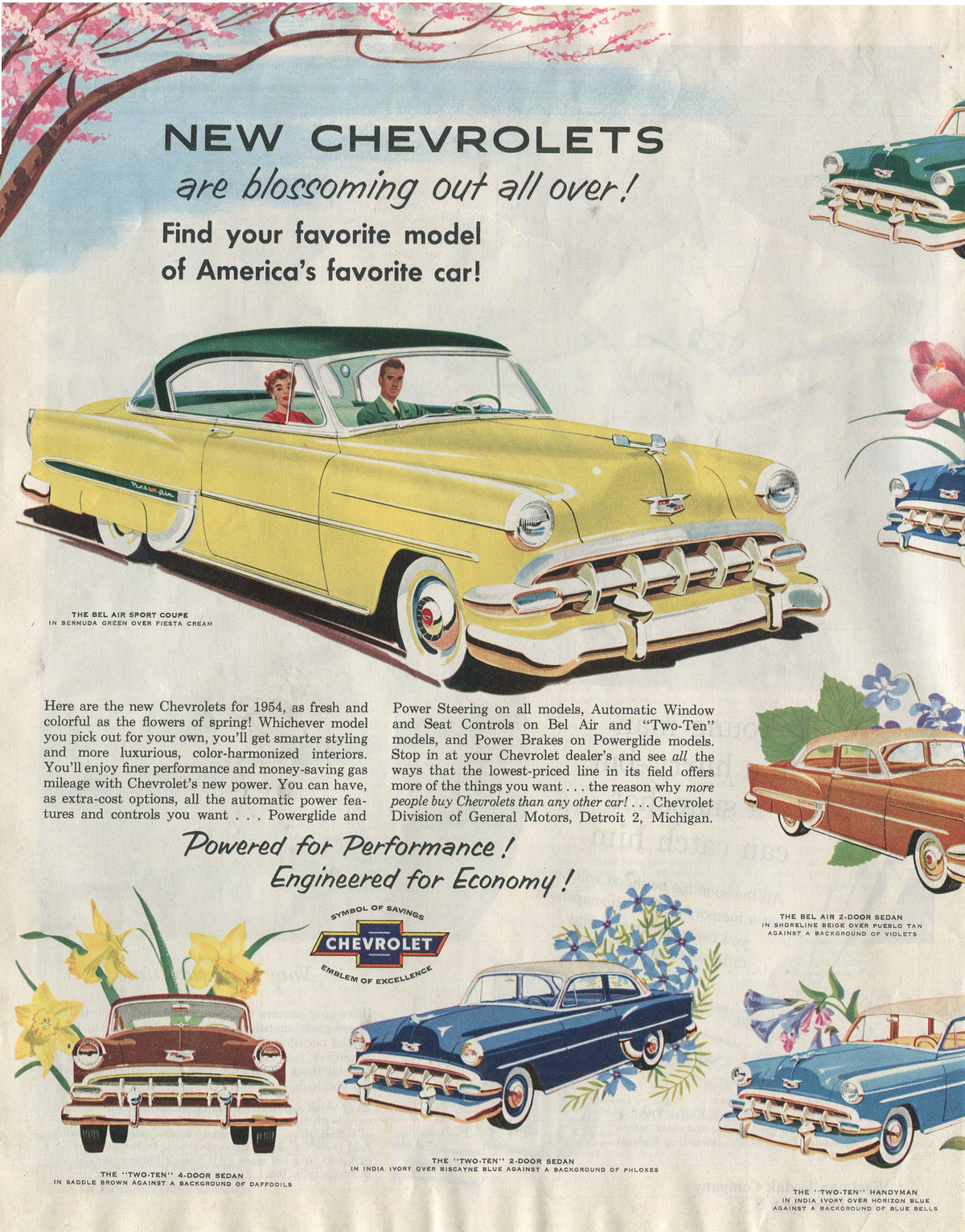 Antique Chevrolet Automobile Advertisements – 80 Original Print Ads, 1924–1992 – Cars, Trucks, WWII, Soap Box Derby & Classic Models