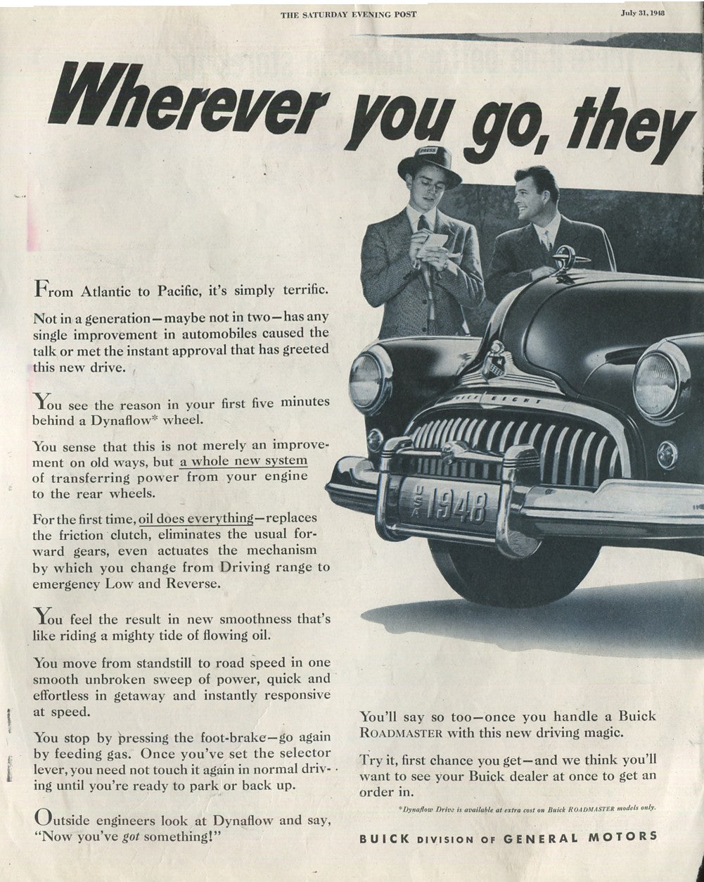 Antique Buick Advertisements – 20 Original GM Ads (1925–1972) – Lot #1