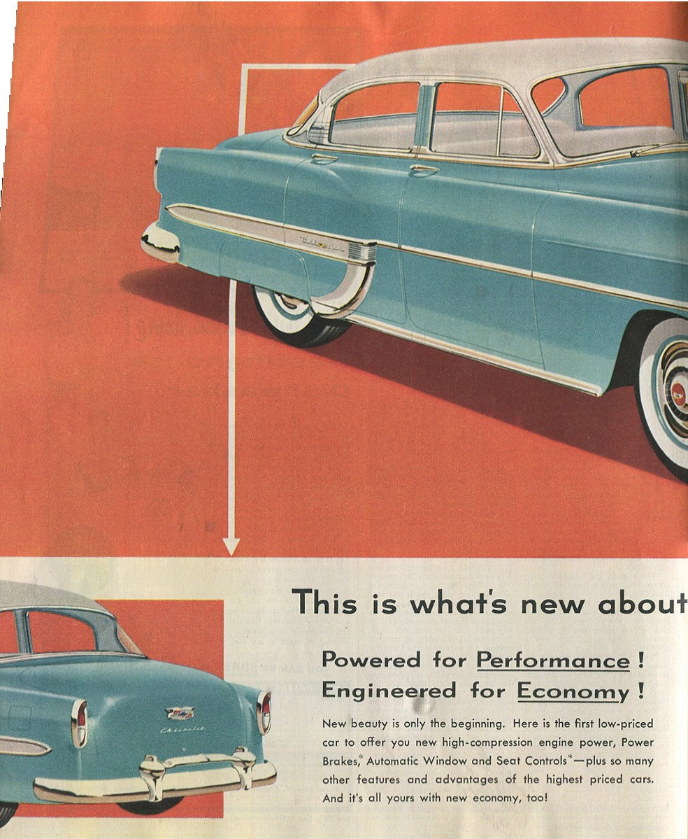 Antique Chevrolet Automobile Advertisements – 80 Original Print Ads, 1924–1992 – Cars, Trucks, WWII, Soap Box Derby & Classic Models