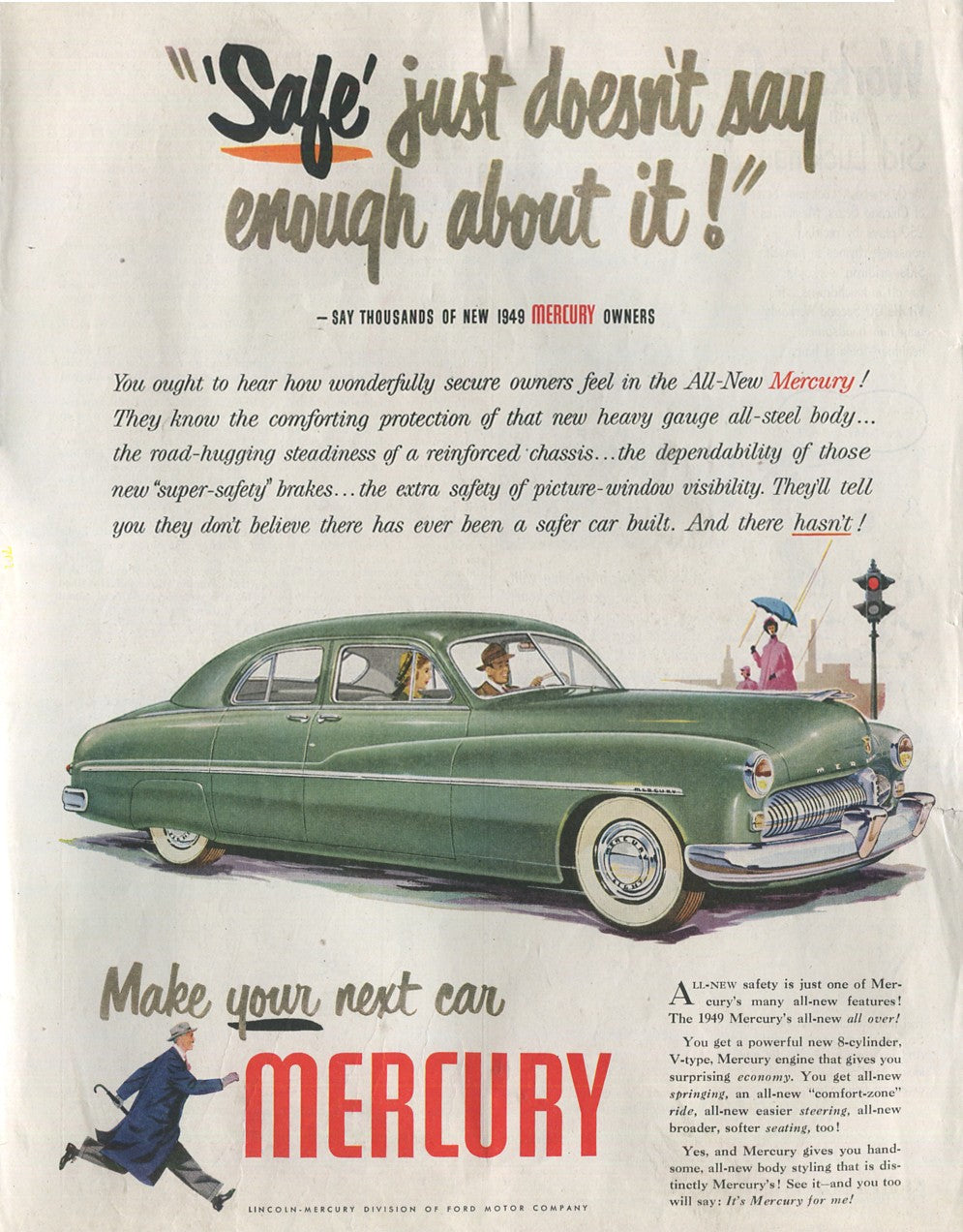 Lincoln & Mercury Vintage Advertising Collection – 60 Original Magazine Ads (1930–1974) – Continental, Capri, Cougar, Montego, Comet & More - Lot #1
