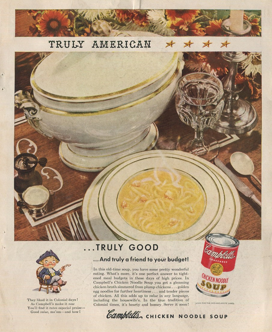 Antique Campbell’s Soup Advertisements – Complete Historical Collection (1927–1971) – 50 Original Vintage Ads - #1