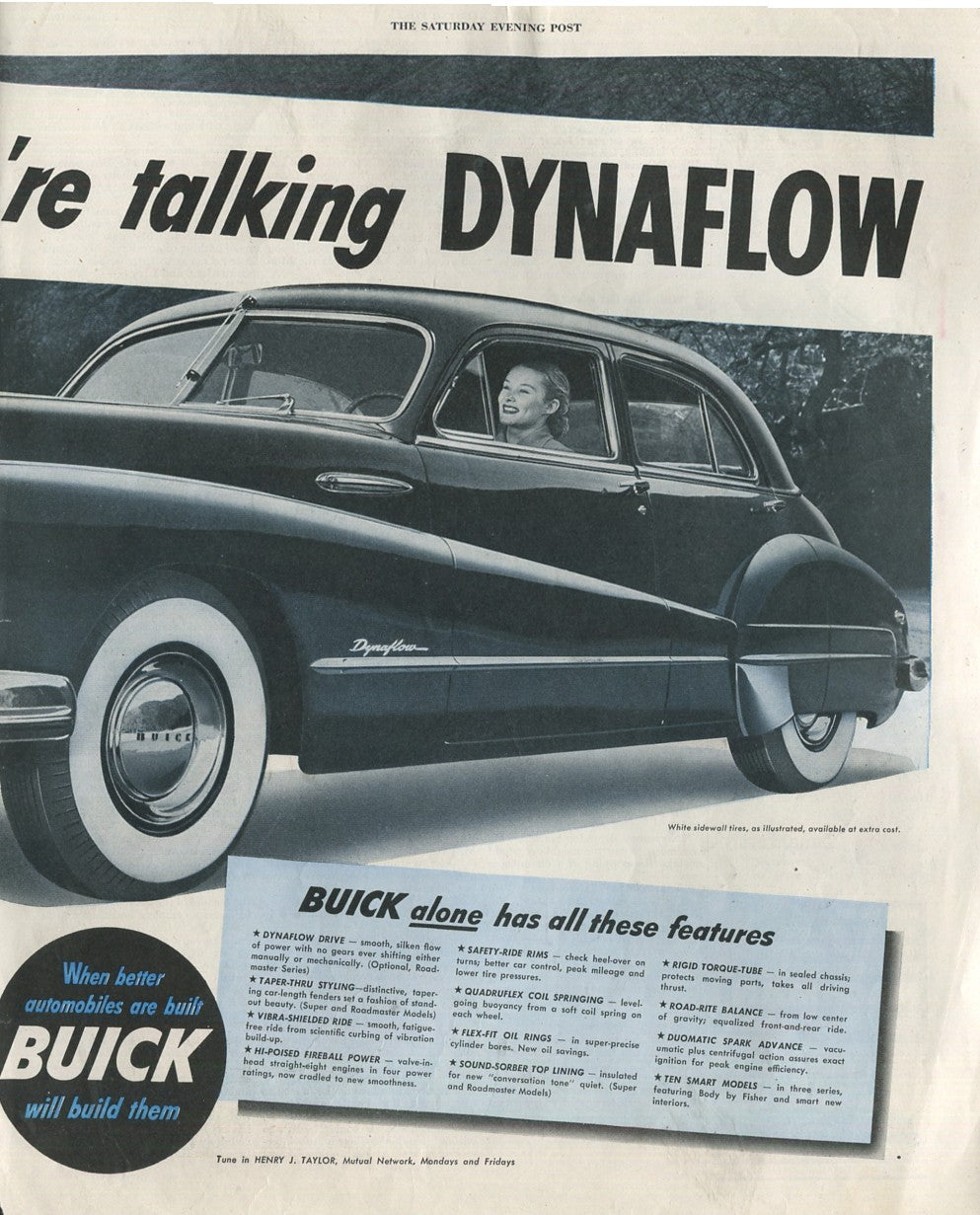 Antique Buick Advertisements – 20 Original GM Ads (1925–1972) – Lot #1
