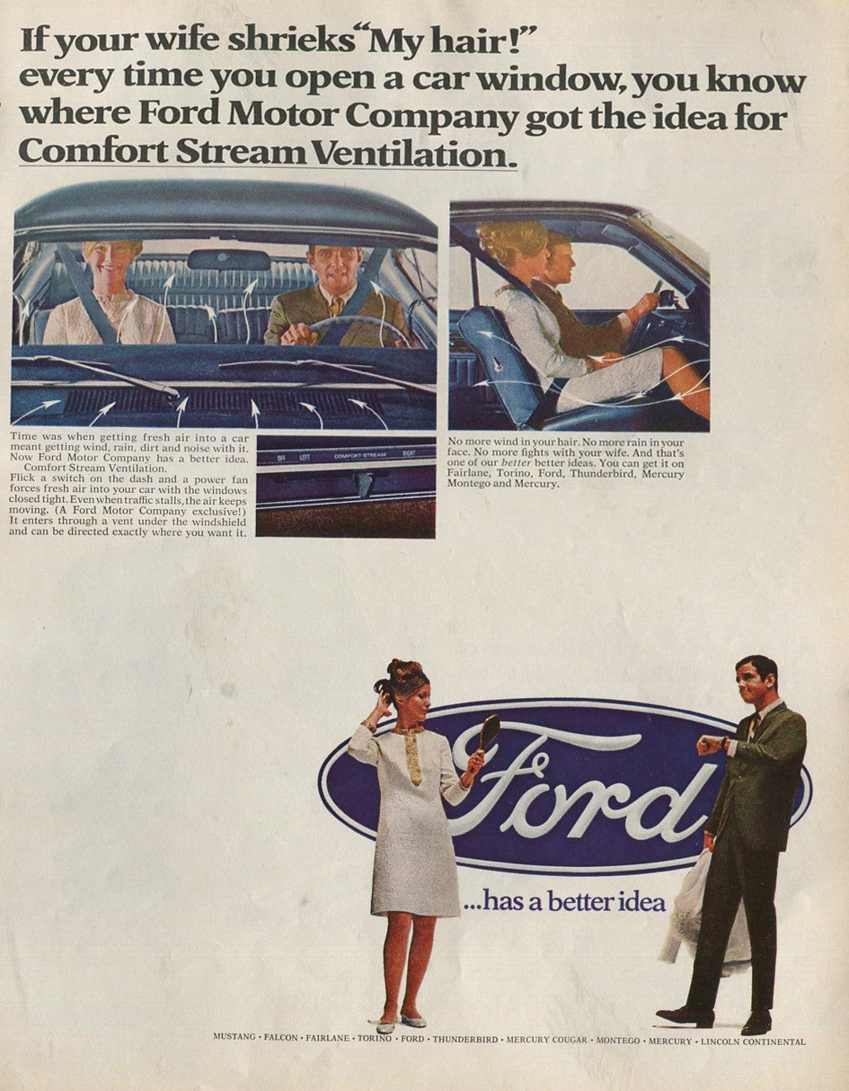 Antique Ford & Mercury Advertisements Collection – 1920s–1980s – 100 Original Vintage Automotive Ads - Lot #1