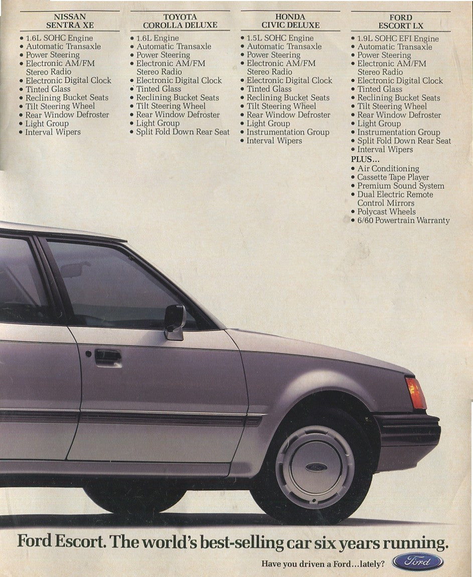 Antique Ford & Mercury Advertisements Collection – 1920s–1980s – 100 Original Vintage Automotive Ads - Lot #1