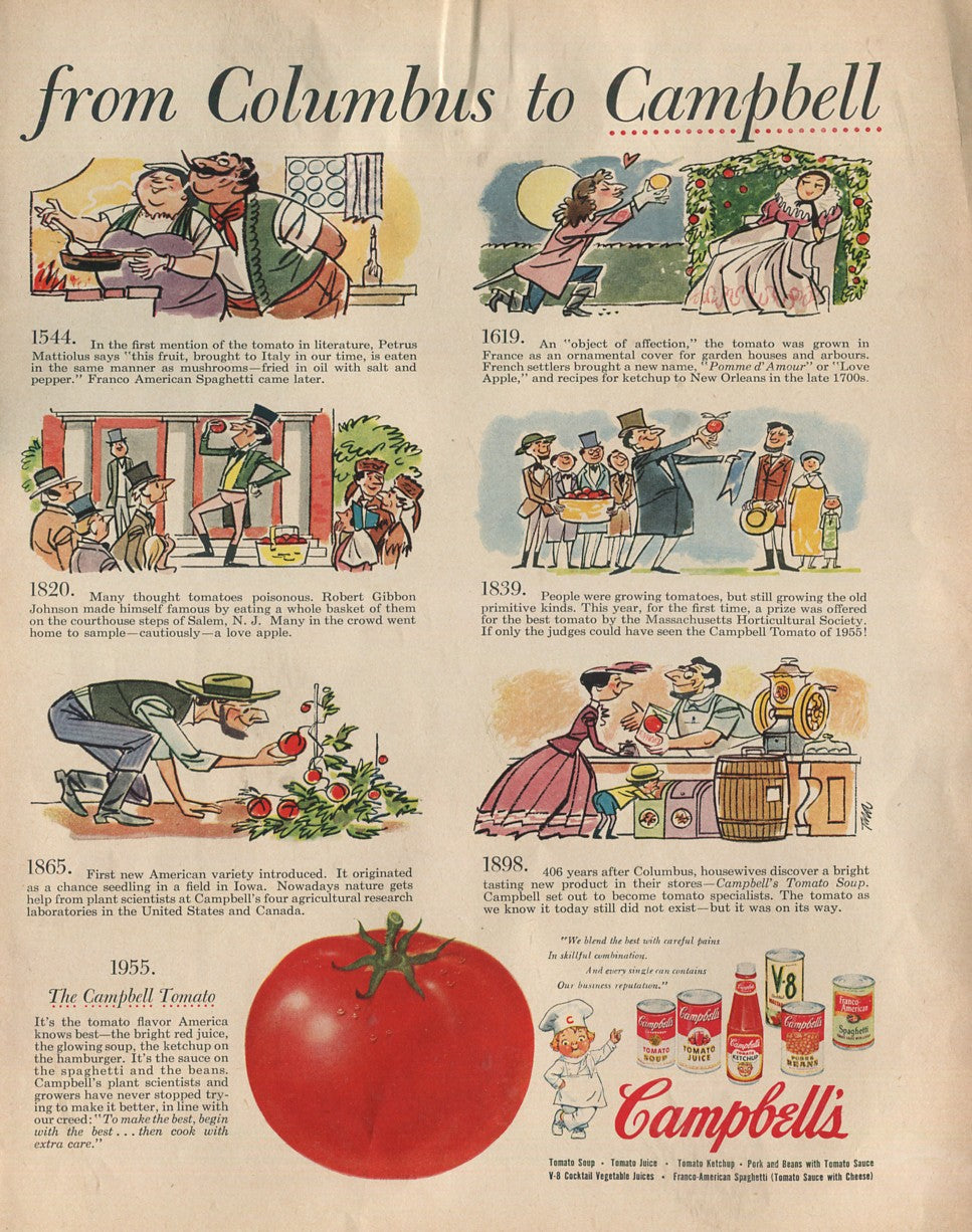 Antique Campbell’s Soup Advertisements – Complete Historical Collection (1927–1971) – 50 Original Vintage Ads - #1