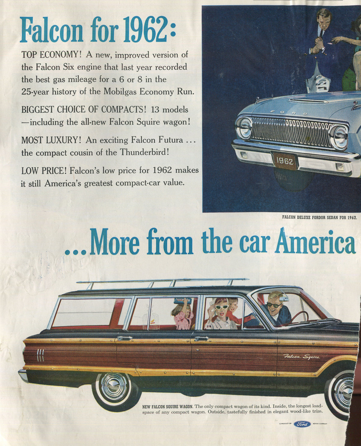 Antique Ford & Mercury Advertisements Collection – 1920s–1980s – 100 Original Vintage Automotive Ads - Lot #1