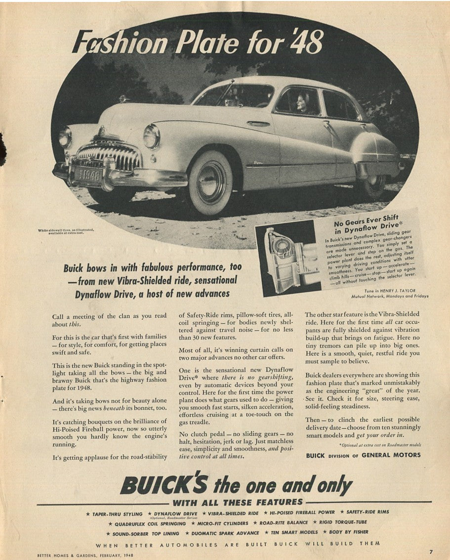 Antique Buick Advertisements – 20 Original GM Ads (1925–1972) – Lot #1
