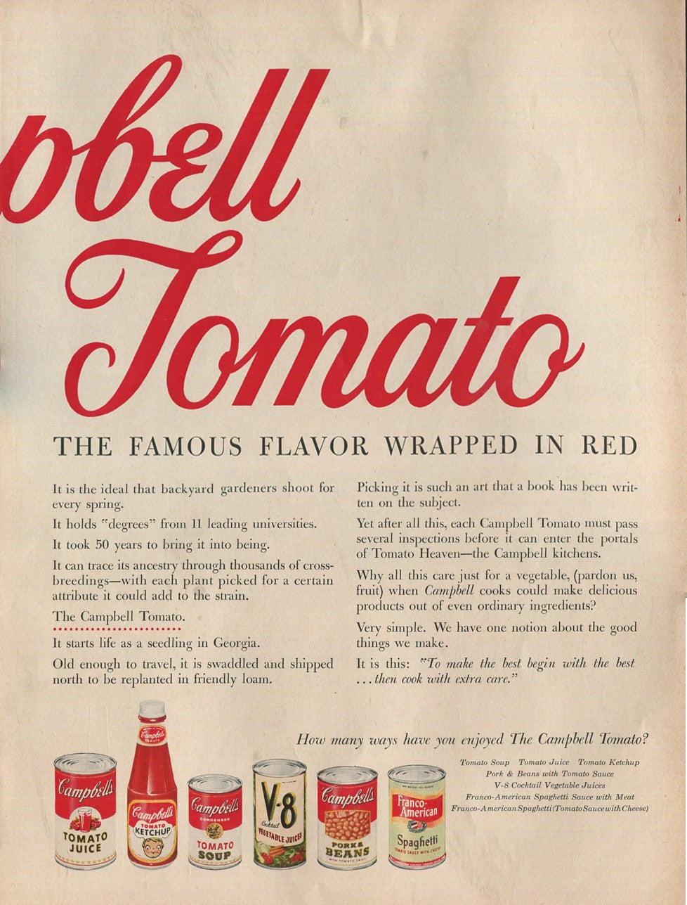 Antique Campbell’s Soup Advertisements – Complete Historical Collection (1927–1971) – 50 Original Vintage Ads - #1