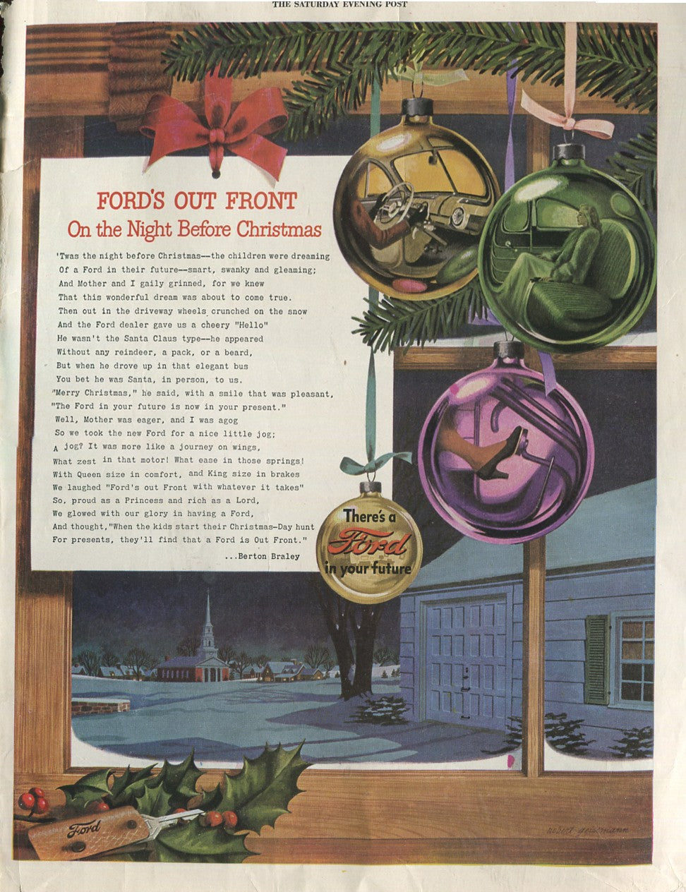 Antique Ford & Mercury Advertisements Collection – 1920s–1980s – 100 Original Vintage Automotive Ads - Lot #1