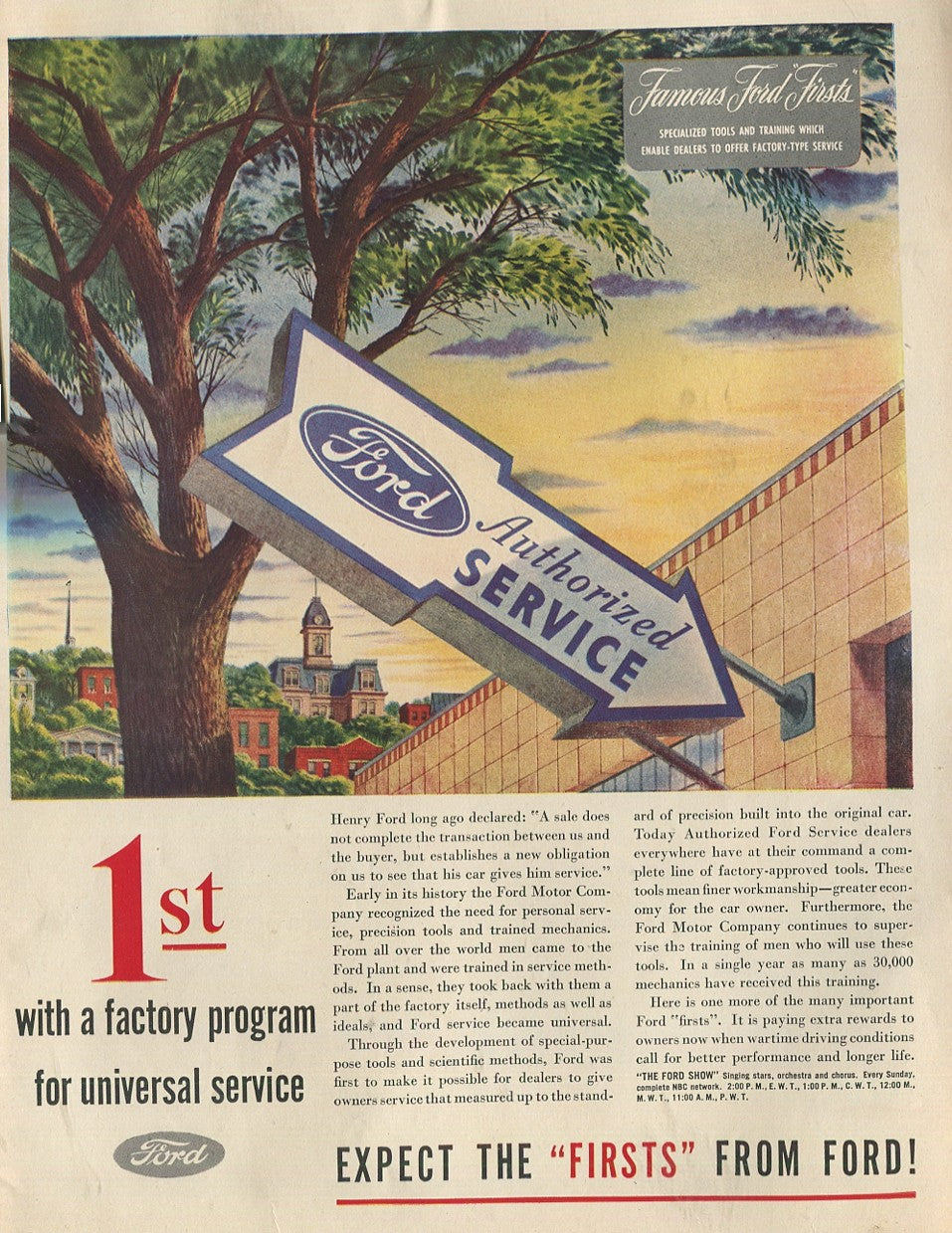 Antique Ford & Mercury Advertisements Collection – 1920s–1980s – 100 Original Vintage Automotive Ads - Lot #1