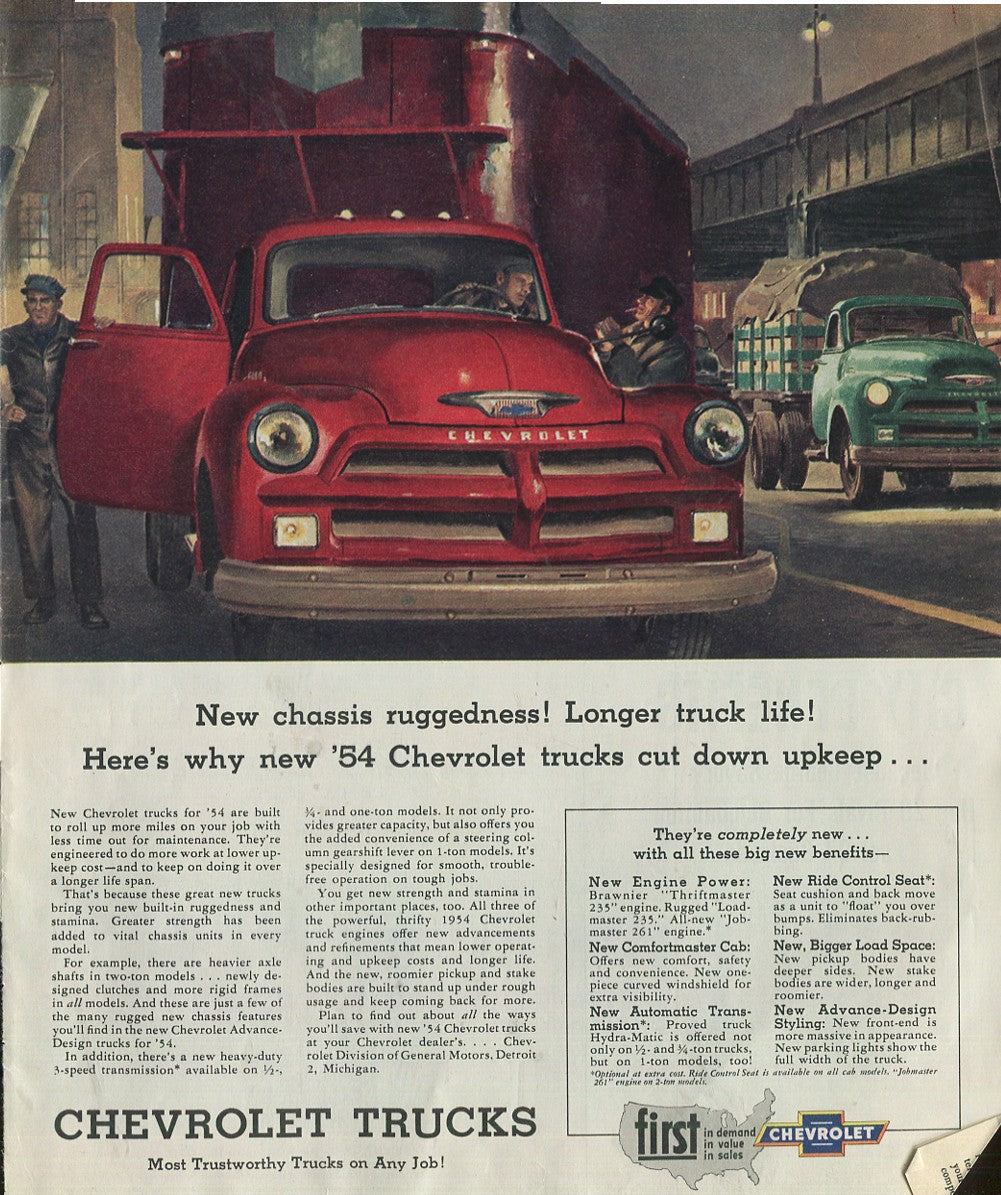 Antique Chevrolet Automobile Advertisements – 80 Original Print Ads, 1924–1992 – Cars, Trucks, WWII, Soap Box Derby & Classic Models