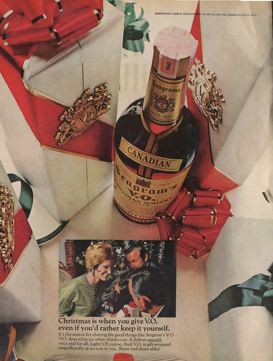 Antique Seagram’s Whiskey Advertisements – 50‑Ad Master Collection (1937–1972) – Canadian, American & Scotch – Historical Lot