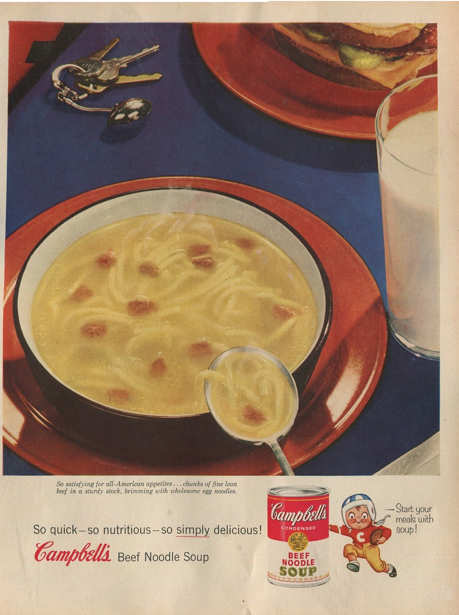 Antique Campbell’s Soup Advertisements – Complete Historical Collection (1927–1971) – 50 Original Vintage Ads - #1