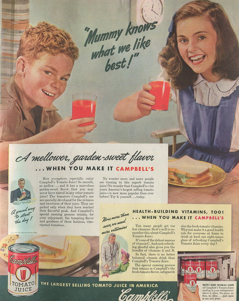 Antique Campbell’s Soup Advertisements (10 Total) – 1920s–1940s – Lot #2